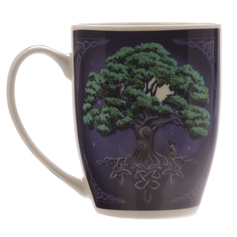 tree of life bone china mug