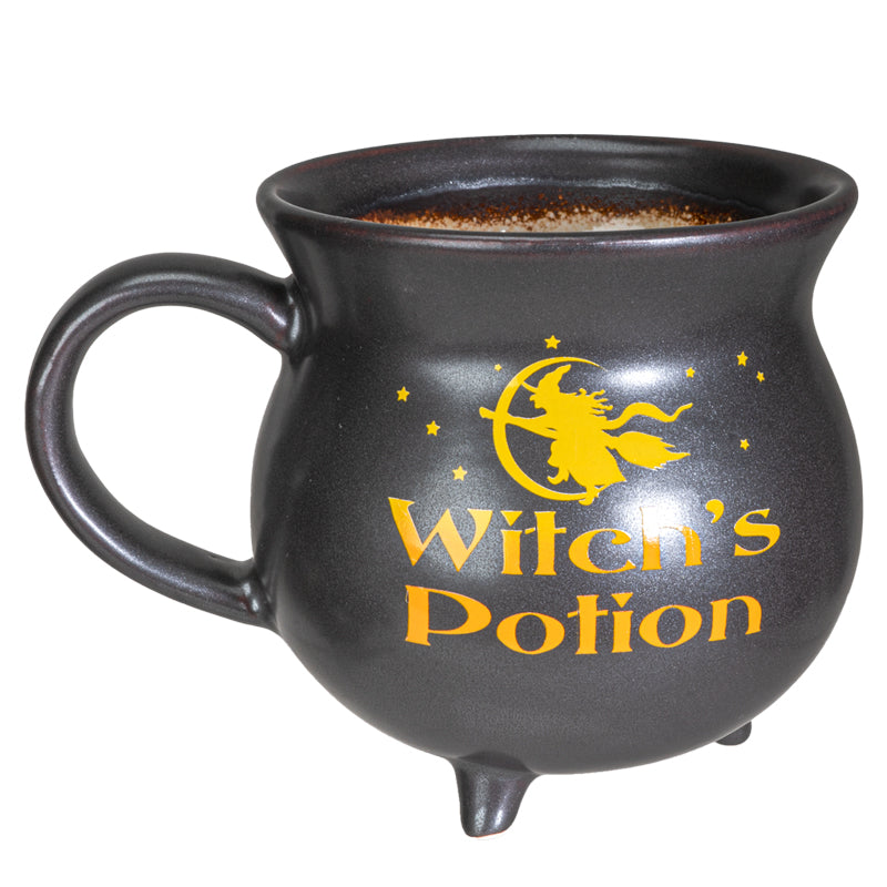 witch's potion cauldron mug bowl