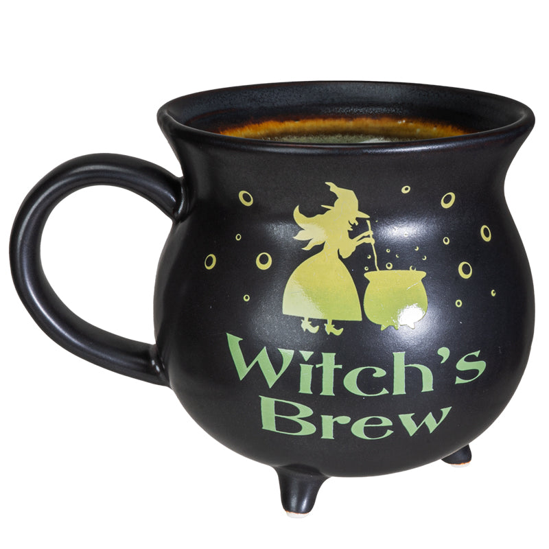 witch's brew cauldron mug bowl