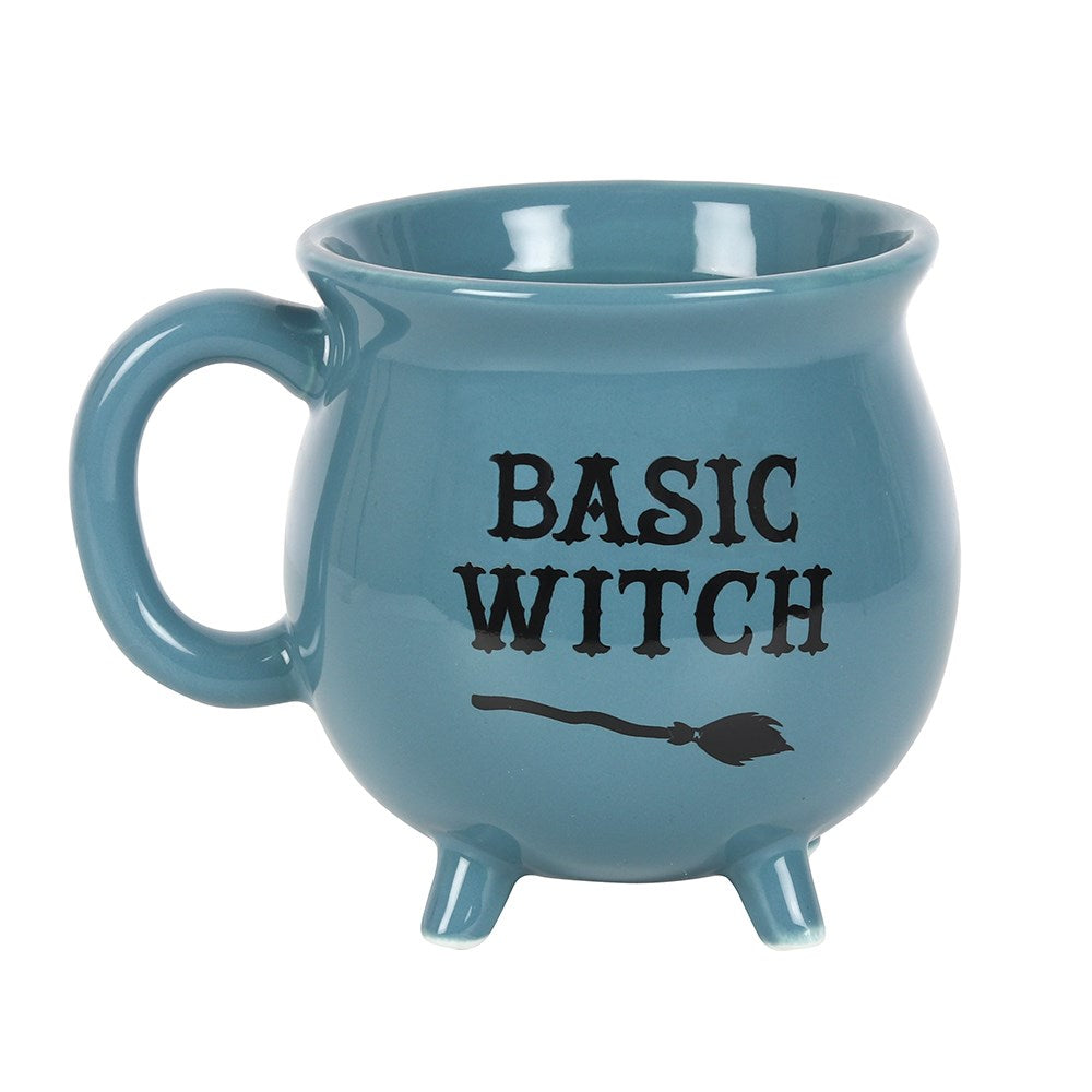 basic witch blue cauldron mug