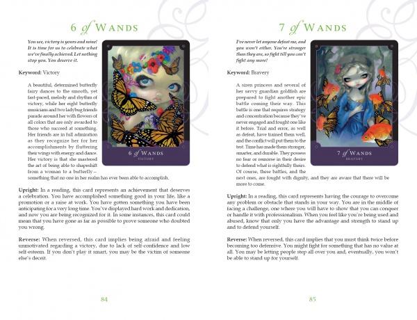 6 and 7 of wands cards