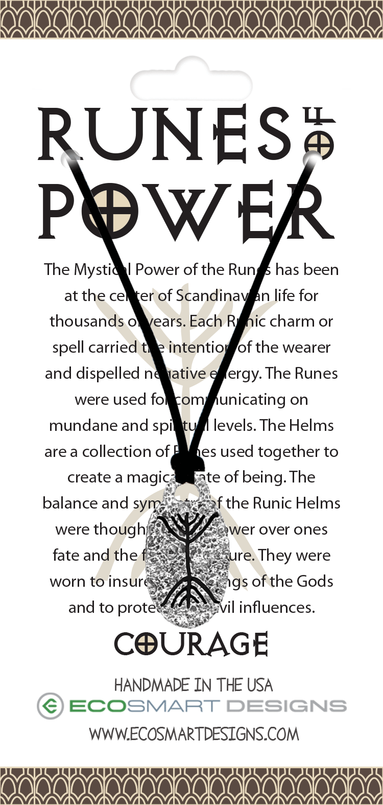RP11 Runes of Power To Bring Courage charm on