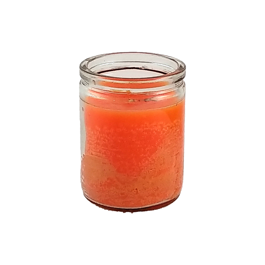 50 hour jar candle in orange