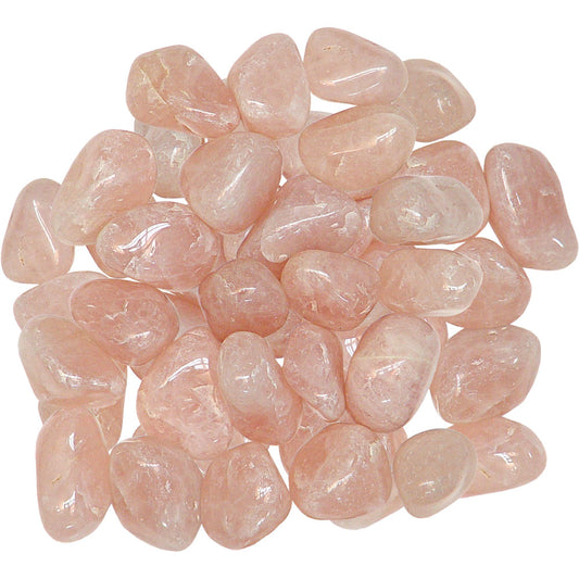 rose quartz tumbled stone