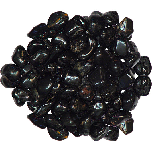 black onyx tumbled stone