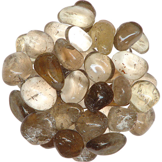 smoky quartz tumbled stone