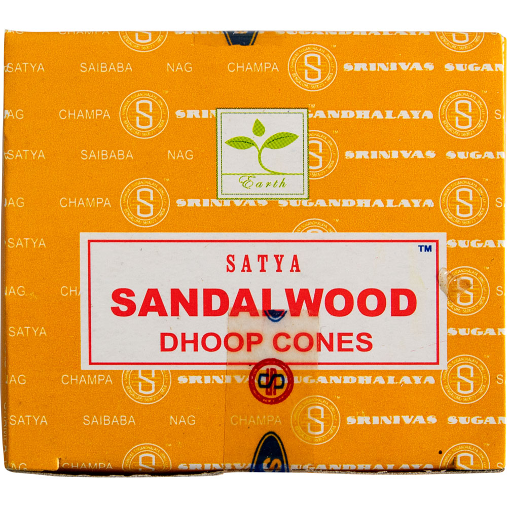 12 pack of Satya Sandalwood cones
