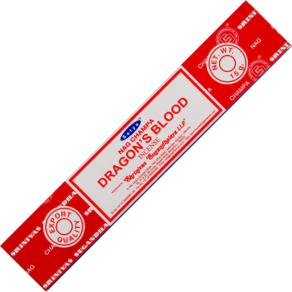 15g pack Satya Dragon's Blood sticks