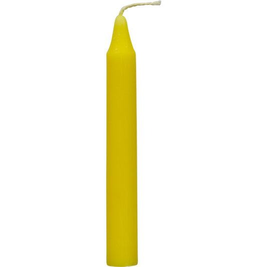 yellow chime candle