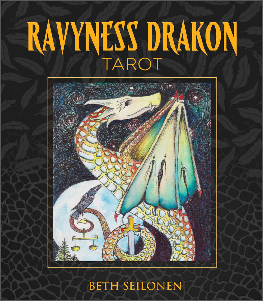 ravyness drakon tarot deck box cover