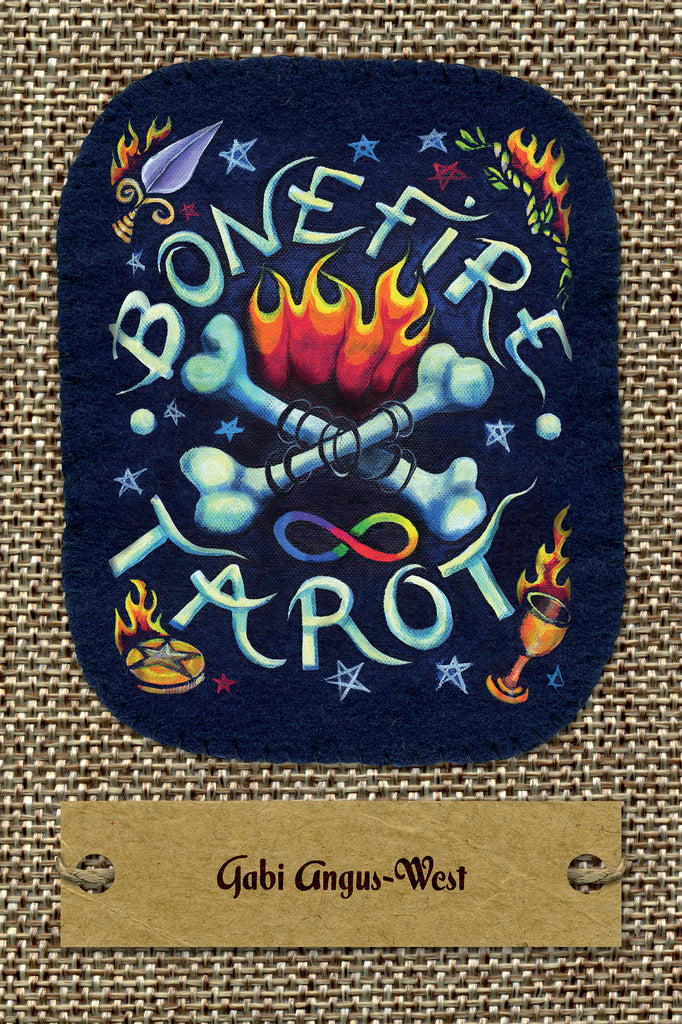 Bonefire tarot deck box cover