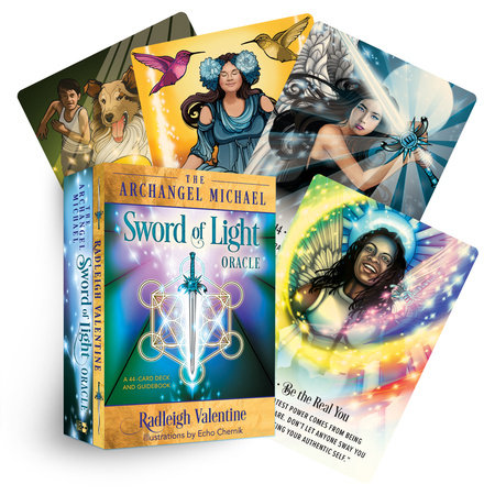 archangel michael sword of light oracle deck box cover