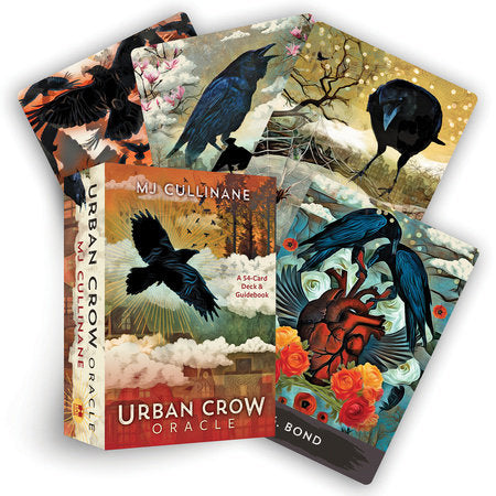 Urban Crow Oracle deck box cover and cards