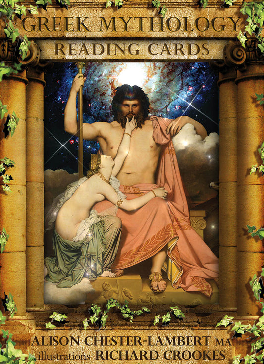 Greek Mythology Reading Cards deck box cover