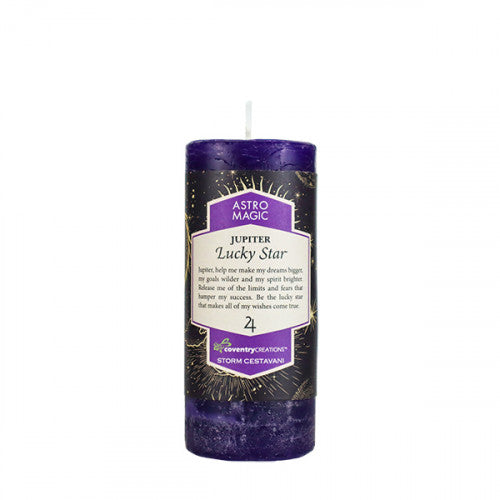 Astro Magic Jupiter 'Lucky star' candle
