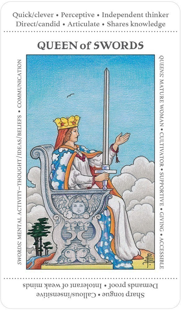 Queen of Swords card