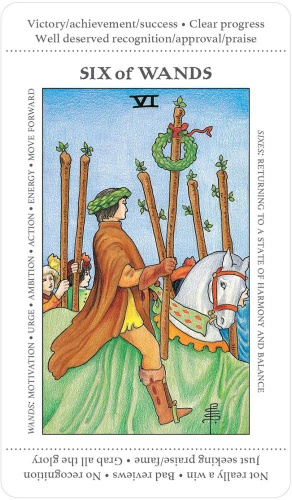 6 of Wands card