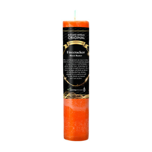 Blessed Herbal Candle: Firecracker (Limited Edition)