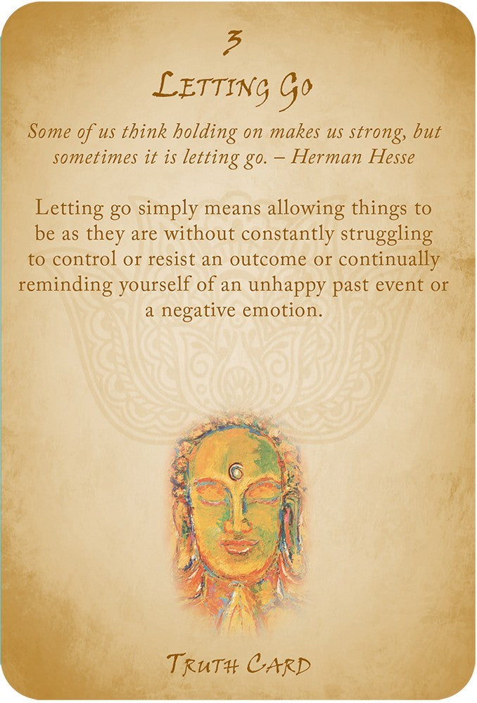 Back of Letting Go card