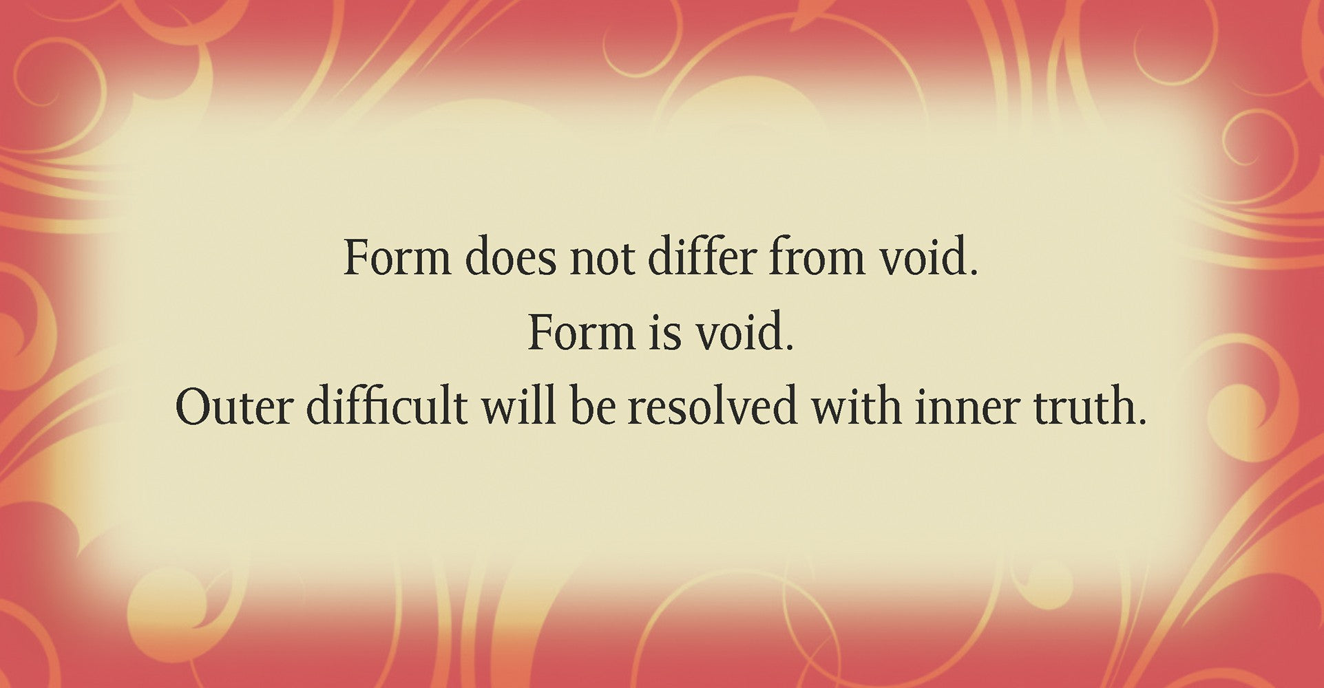 Form is Void card