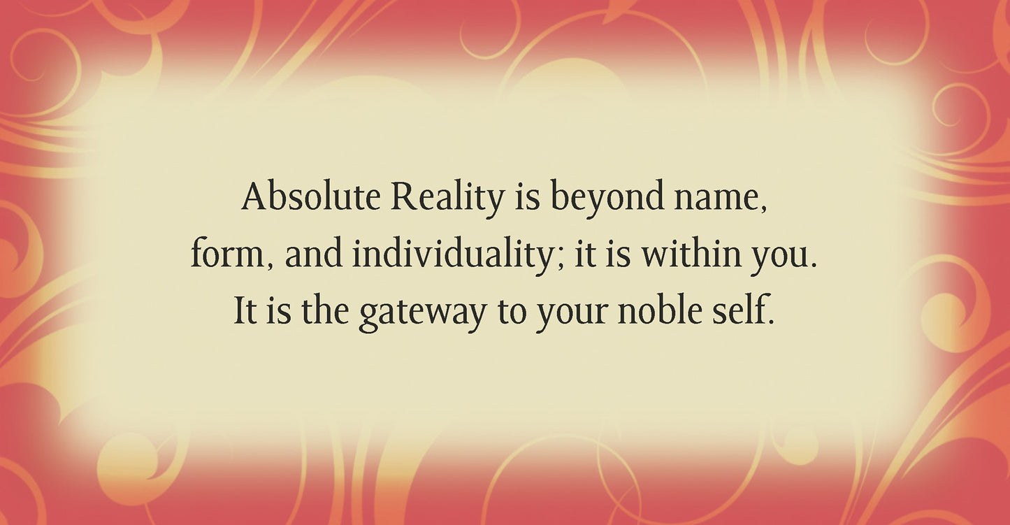 Absolute Reality card