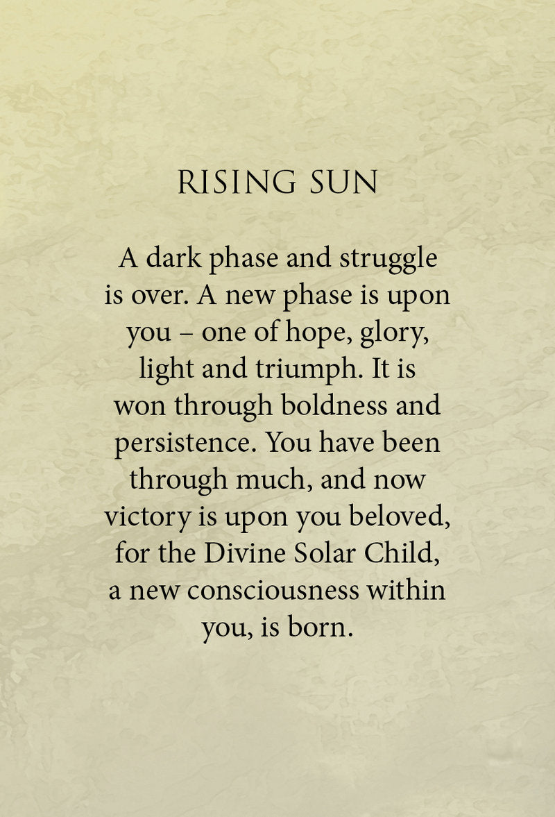 rising sun card