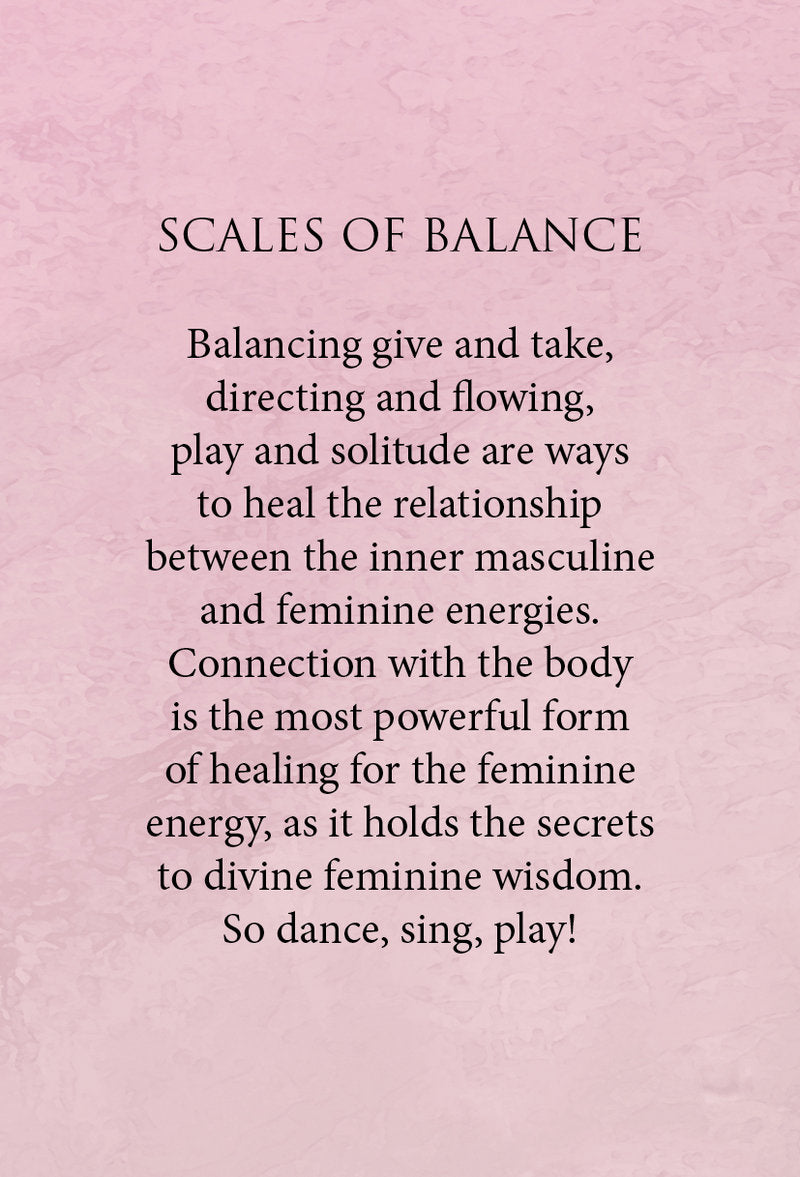 scales of balance card