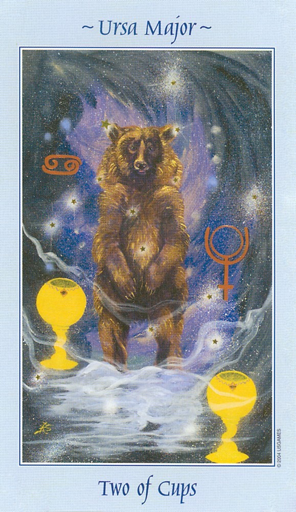 Two of Cups card