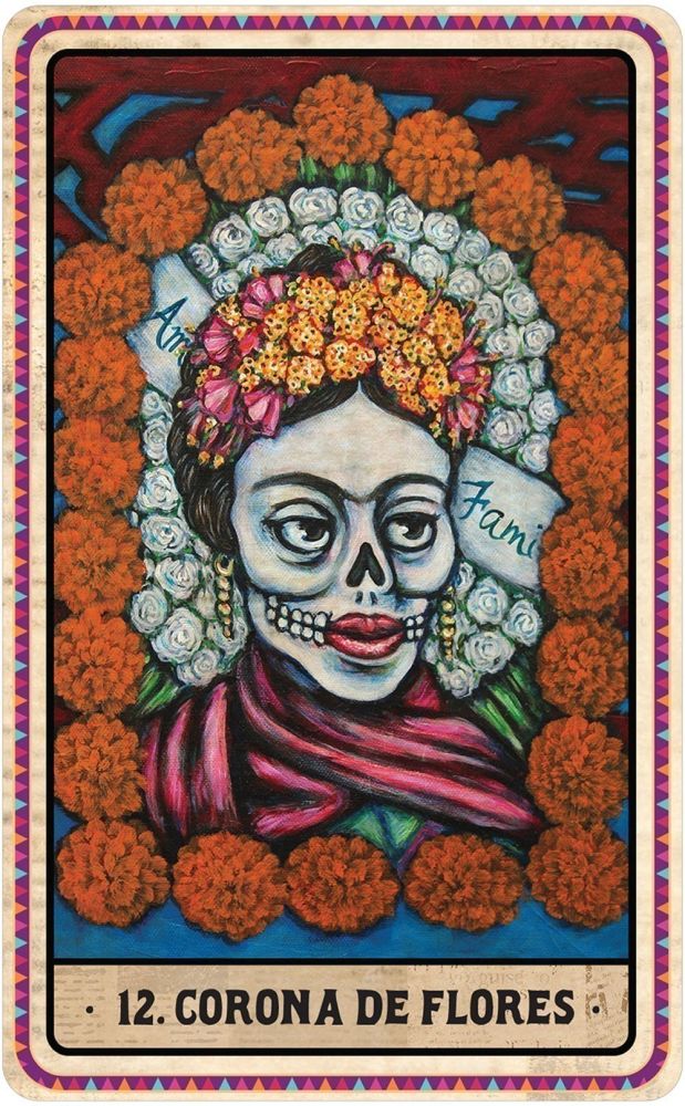 Card 12. Corona De Flores