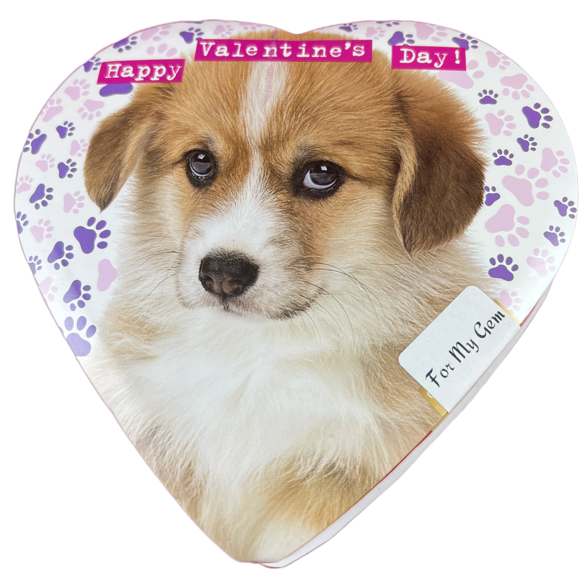 Dog 1 valentine crystal box