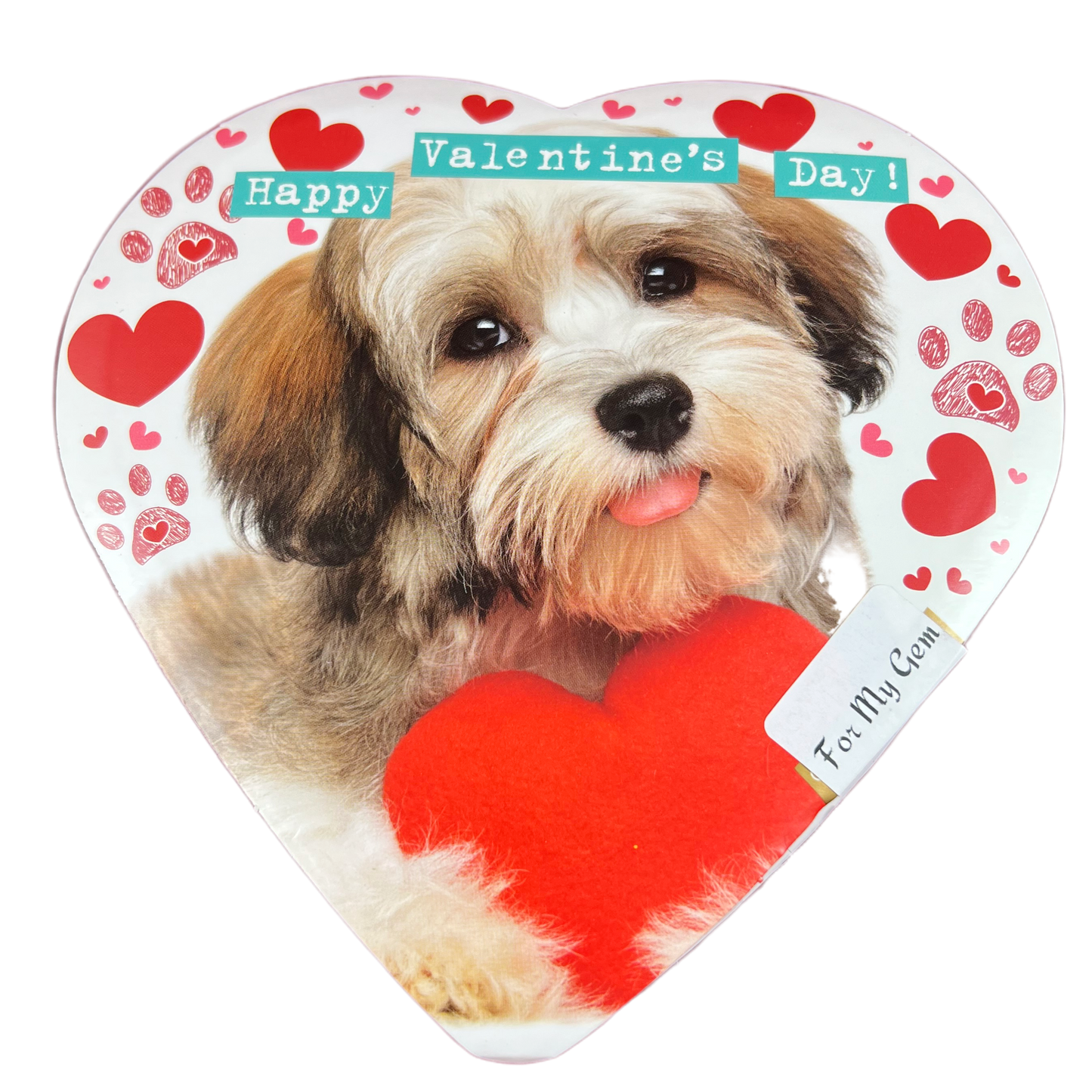 Dog 2 Valentine crystal box