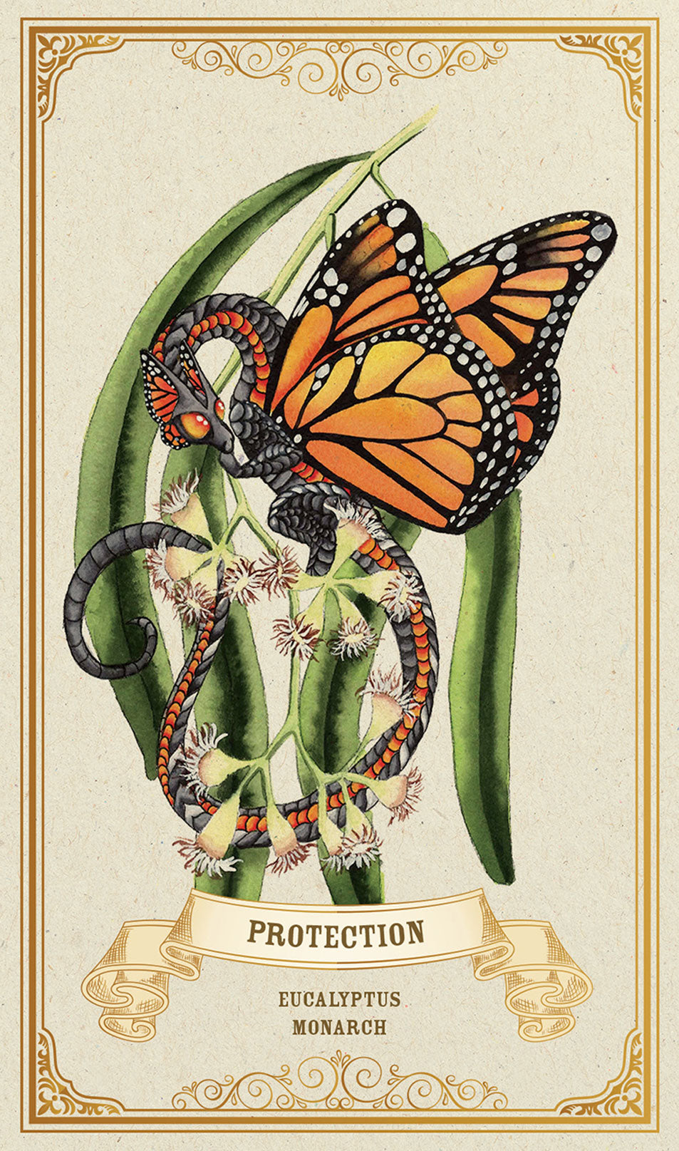 Protection (Eucalyptus, Monarch) card