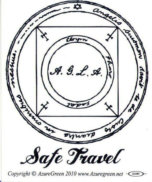 Safe Travel bumper sticker