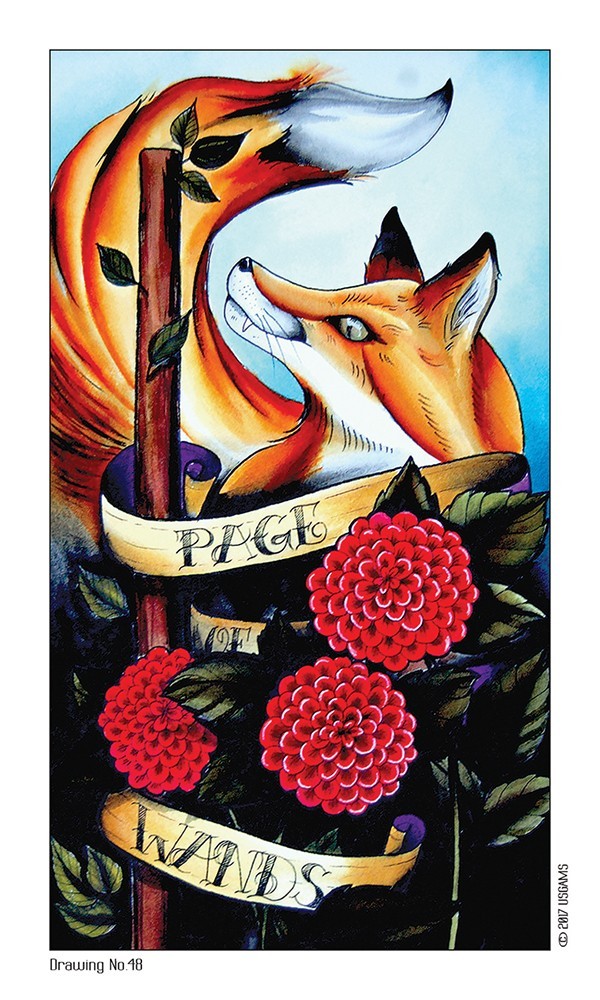 Page of Wands card