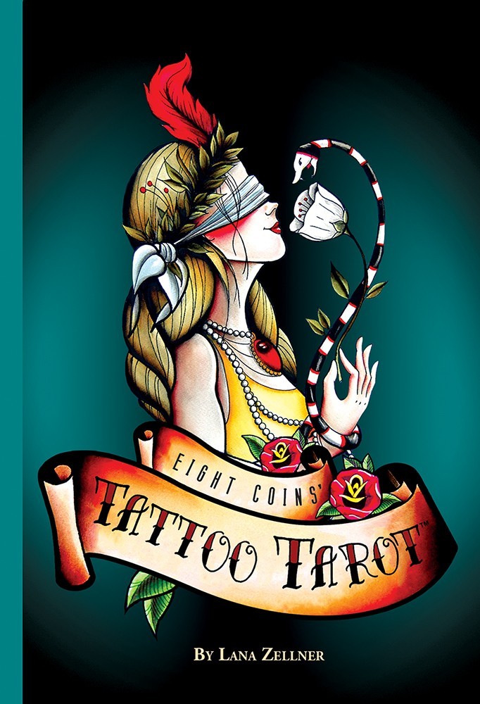 Eight Coins' Tattoo Tarot booklet