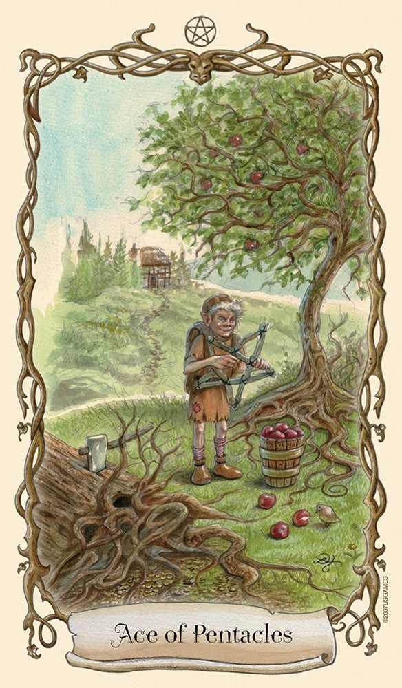 ace of pentacles card