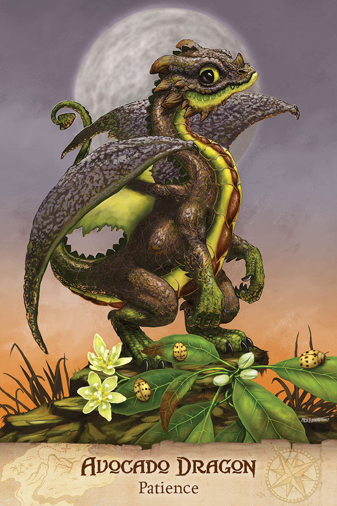 avocado dragon card