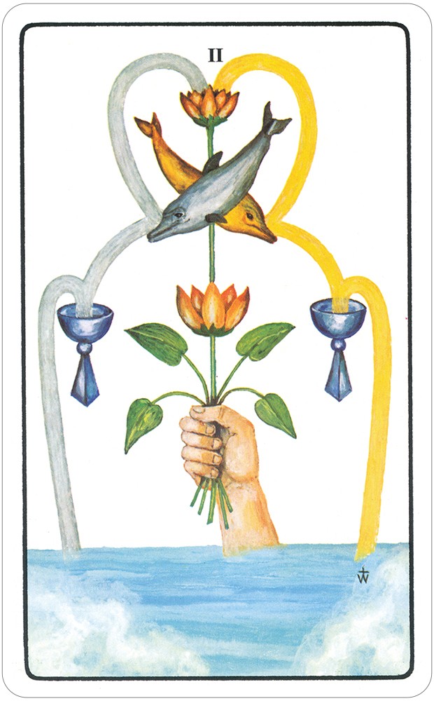 2 of cups card