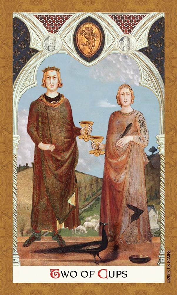 two of cups card