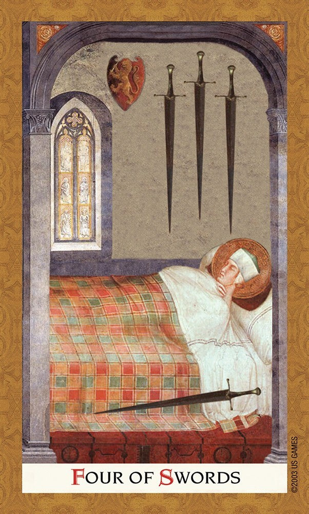 four of swords card