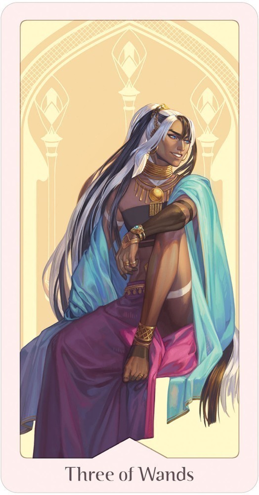 3 of wands card