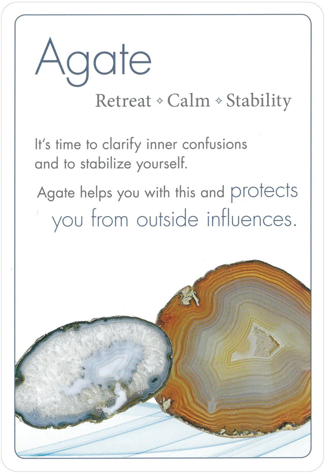 Agate card