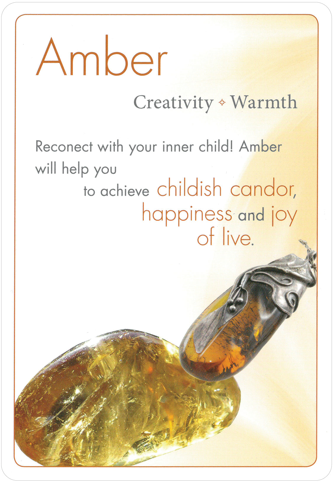 amber card