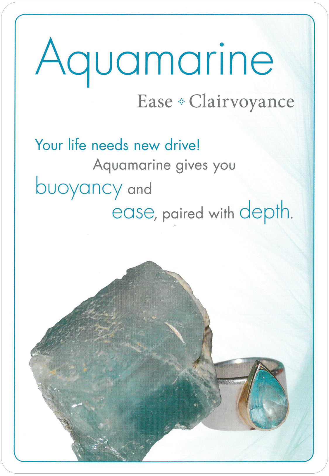 aquamarine card