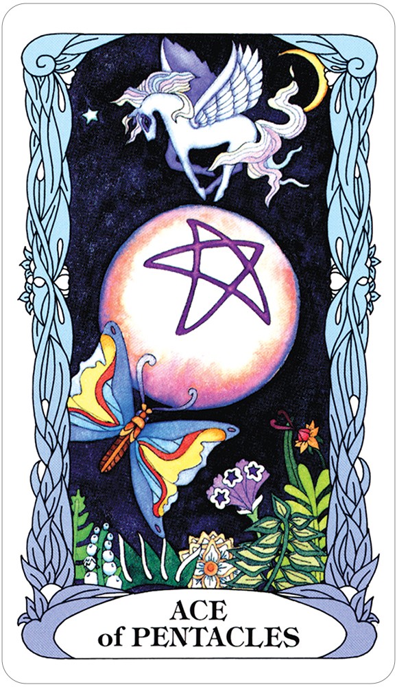 ace of  pentacles card