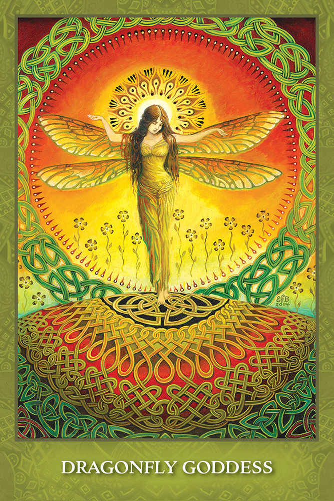 dragonfly goddess card