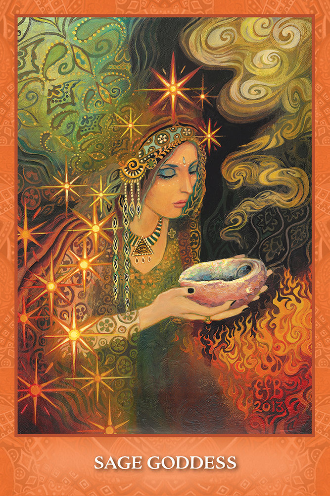 sage goddess card
