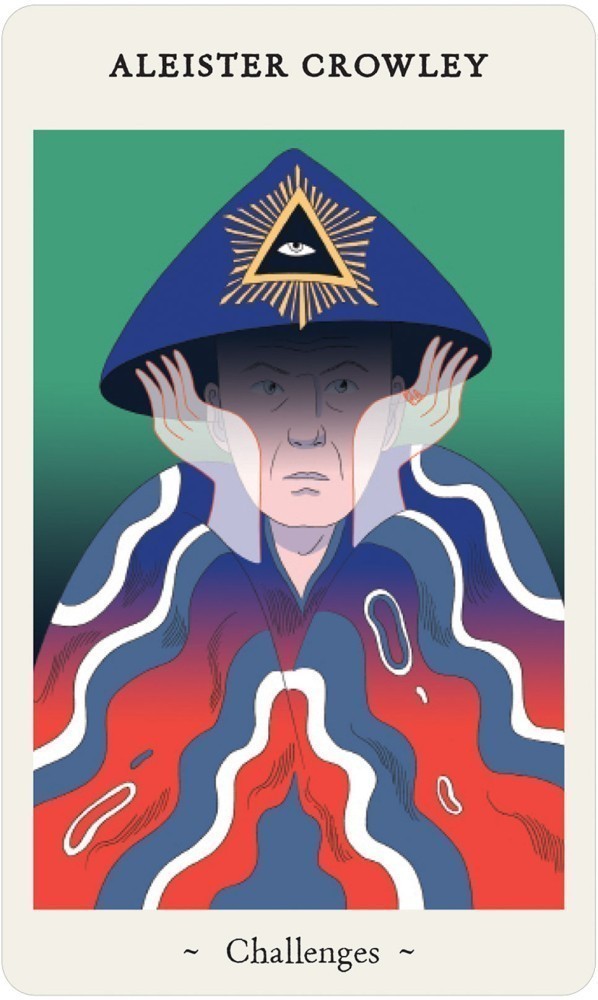 Aleister Crowley card; Challenges