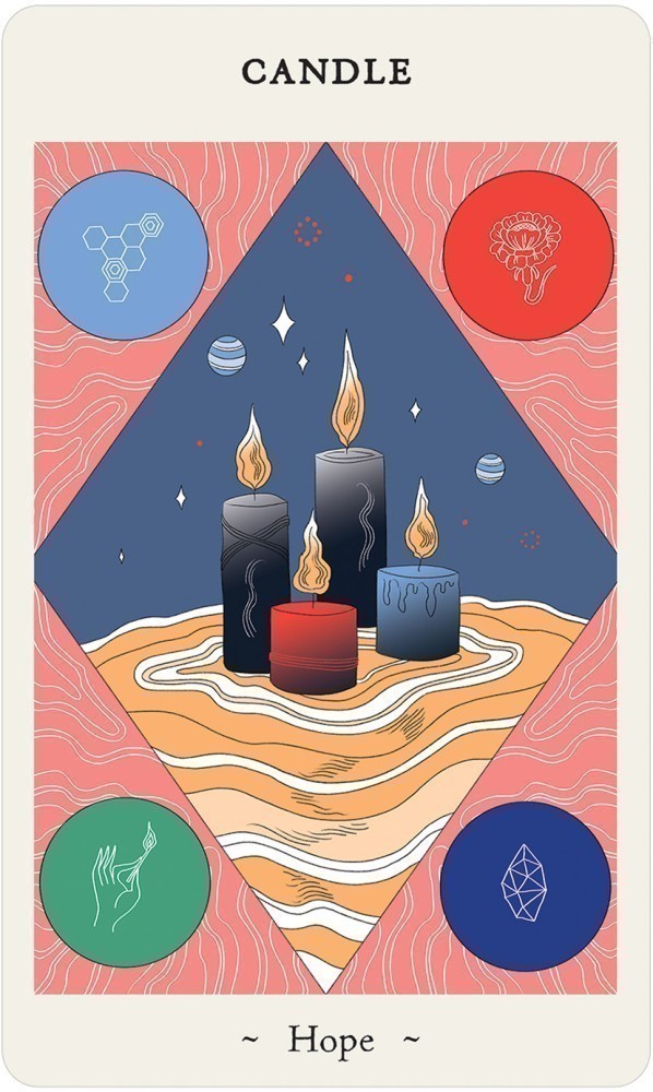 Candle card; Hope