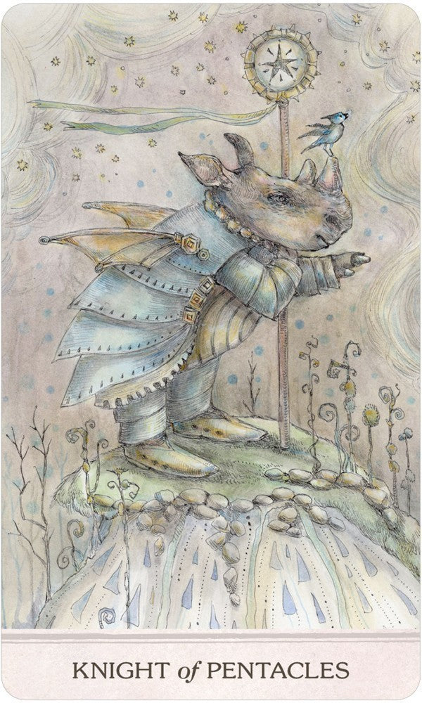 knight of pentacles card